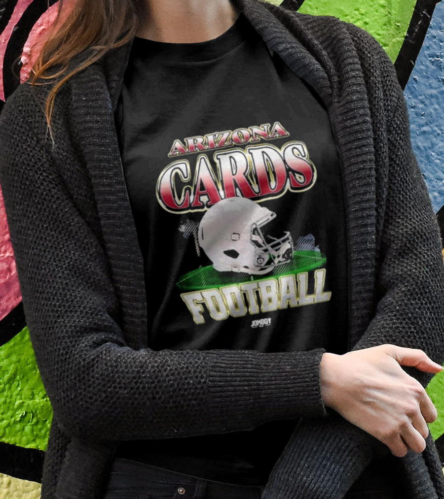 Arizona Cards Football Helmet Jomboy T-Shirt
