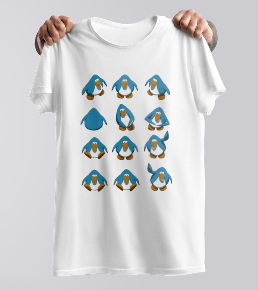 Club Penguin Blue Penguin Dance Moves Compilation T-Shirt
