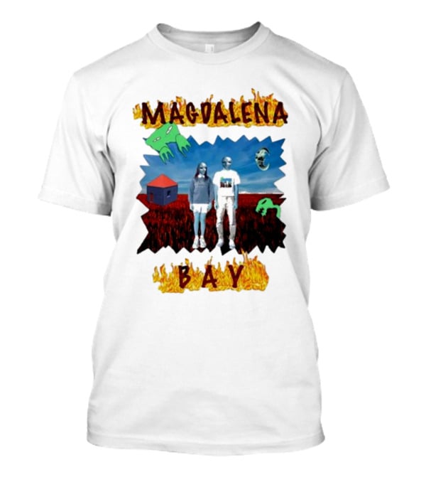 Magdalena Bay Mercurialworld Surreal Landscape With Alien Figures T-Shirt