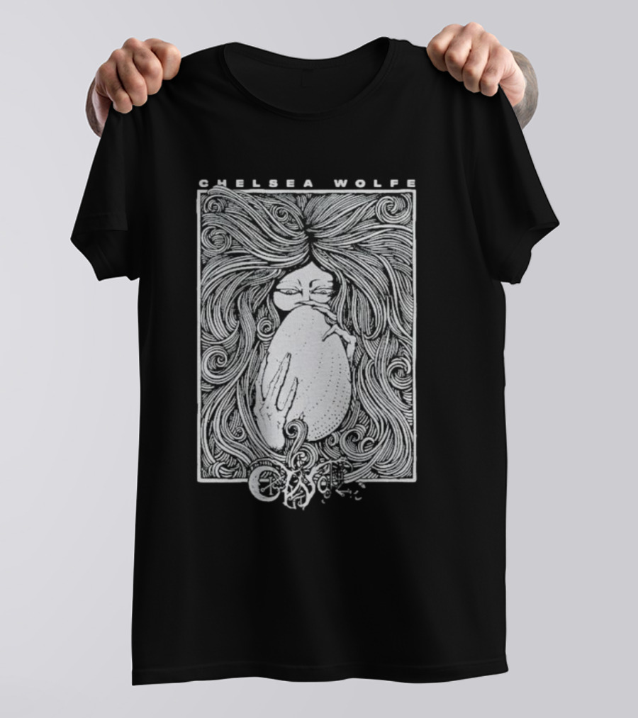 Chelsea Wolfe Karmazid Occult Psychedelic Art Nouveau T-Shirt