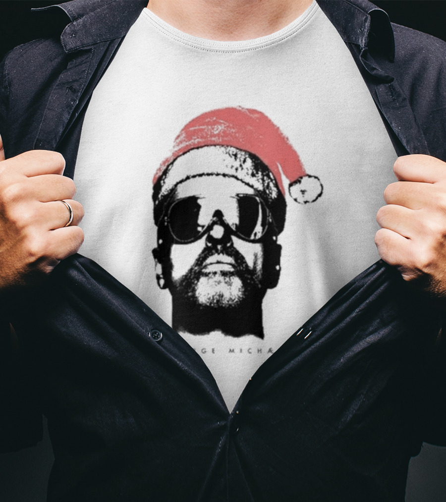 George Michael Santa Hat Christmas T-Shirt
