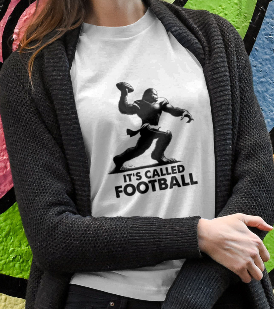 Gorilla Playing Football It's Called Football American T-Shirt