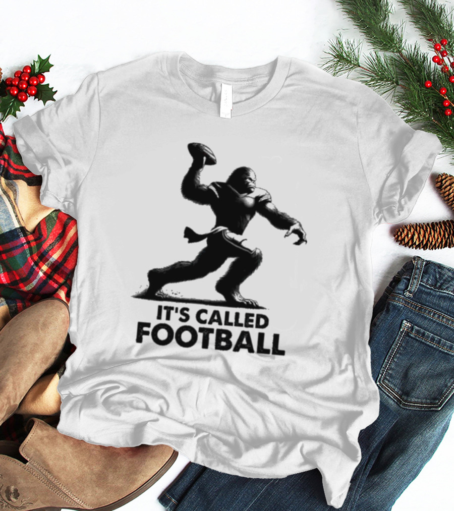 Gorilla Playing Football It's Called Football American T-Shirt
