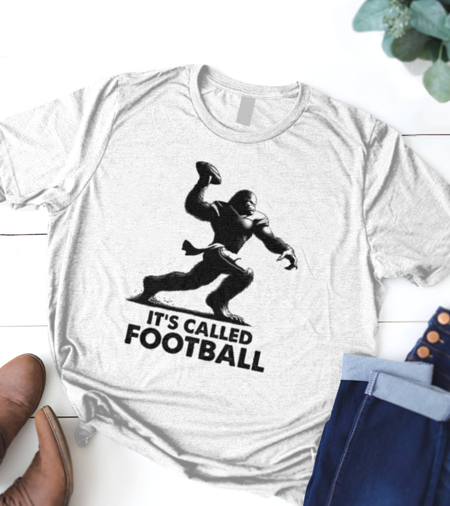 Gorilla Playing Football It's Called Football American T-Shirt