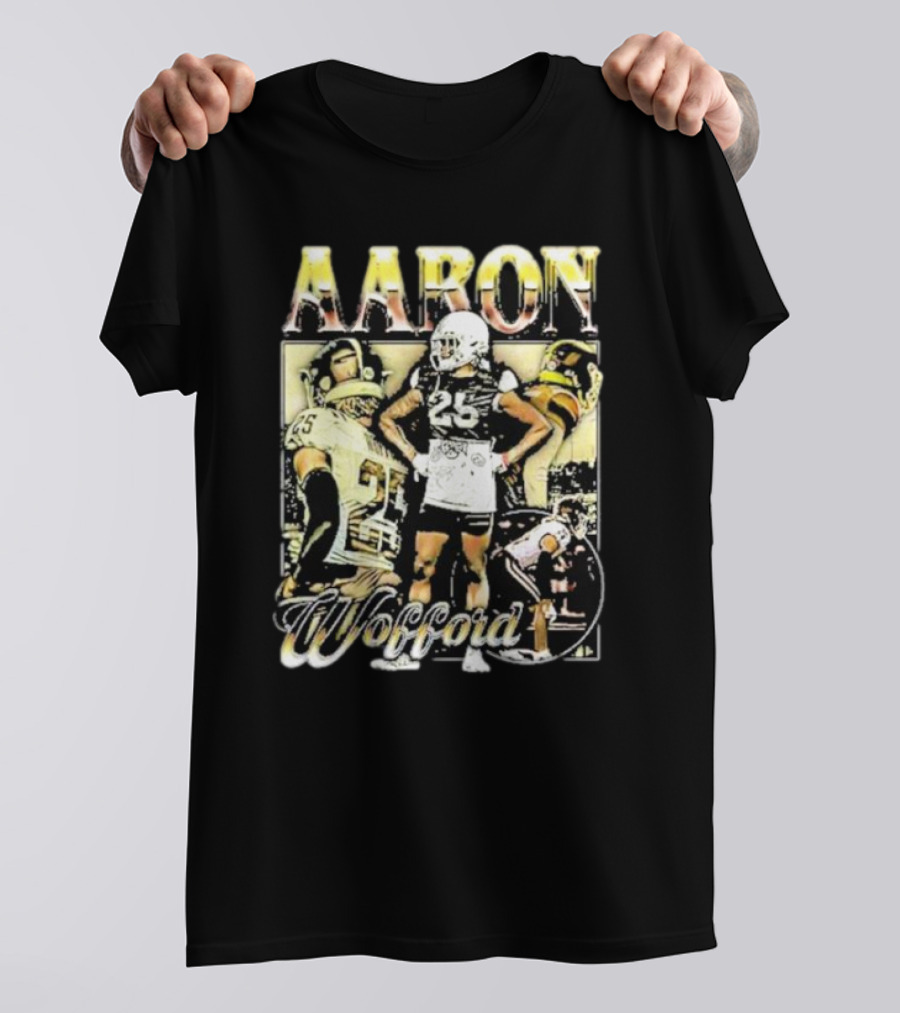 Aaron Wofford Vintage Lightweight Football Player Graphics T-Shirt
