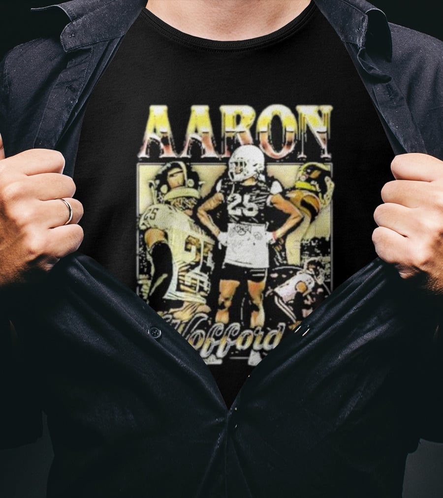 Aaron Wofford Vintage Lightweight Football Player Graphics T-Shirt
