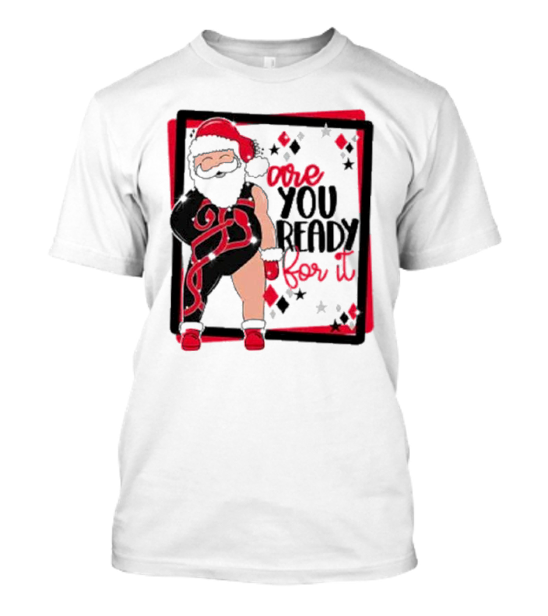 Reputation Taylor's Version Santa Are You Ready For It Santa Wrestler Patchwork Emo Goth T-Shirt