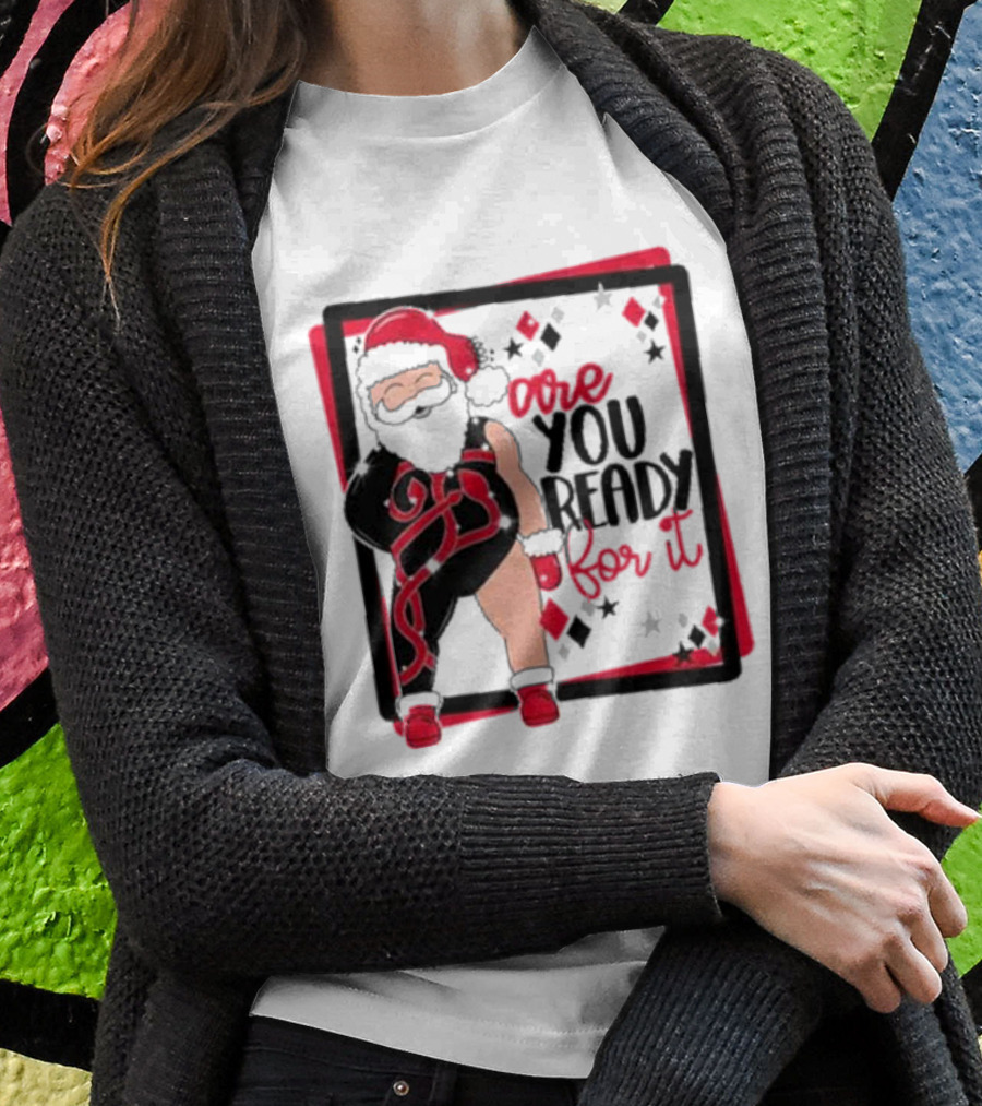 Reputation Taylor's Version Santa Are You Ready For It Santa Wrestler Patchwork Emo Goth T-Shirt