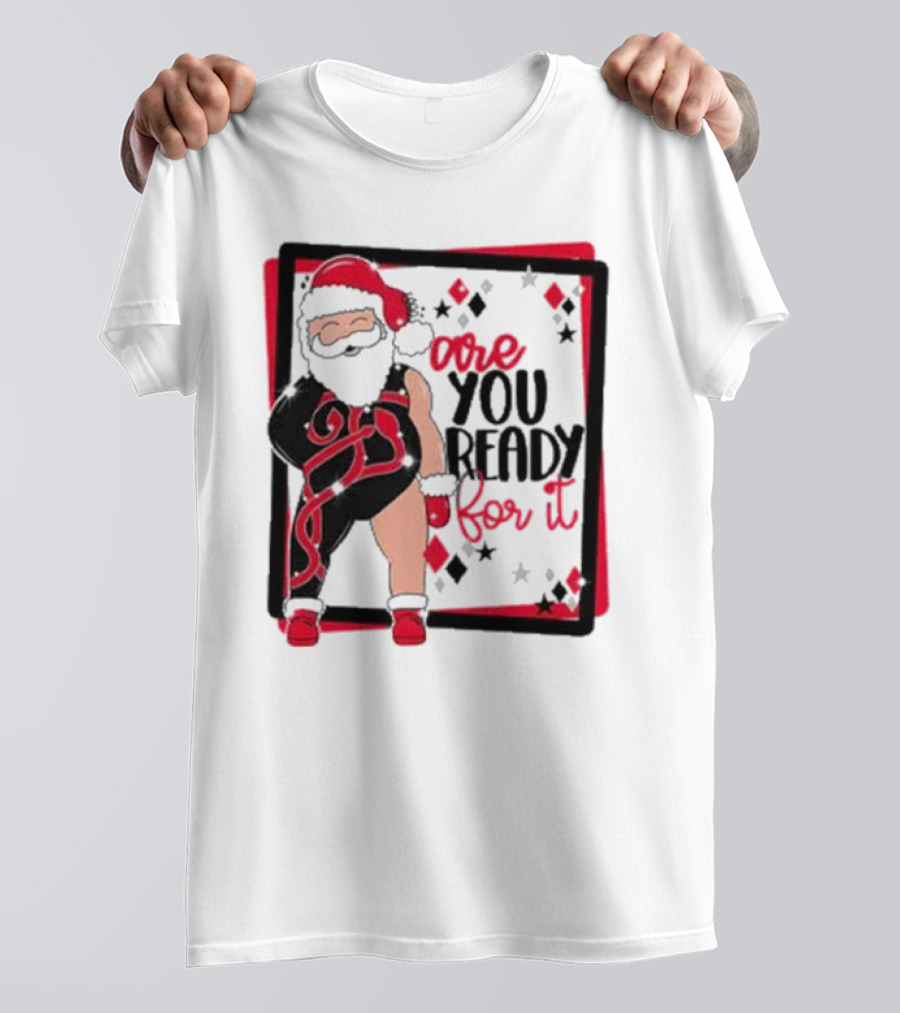 Reputation Taylor's Version Santa Are You Ready For It Santa Wrestler Patchwork Emo Goth T-Shirt