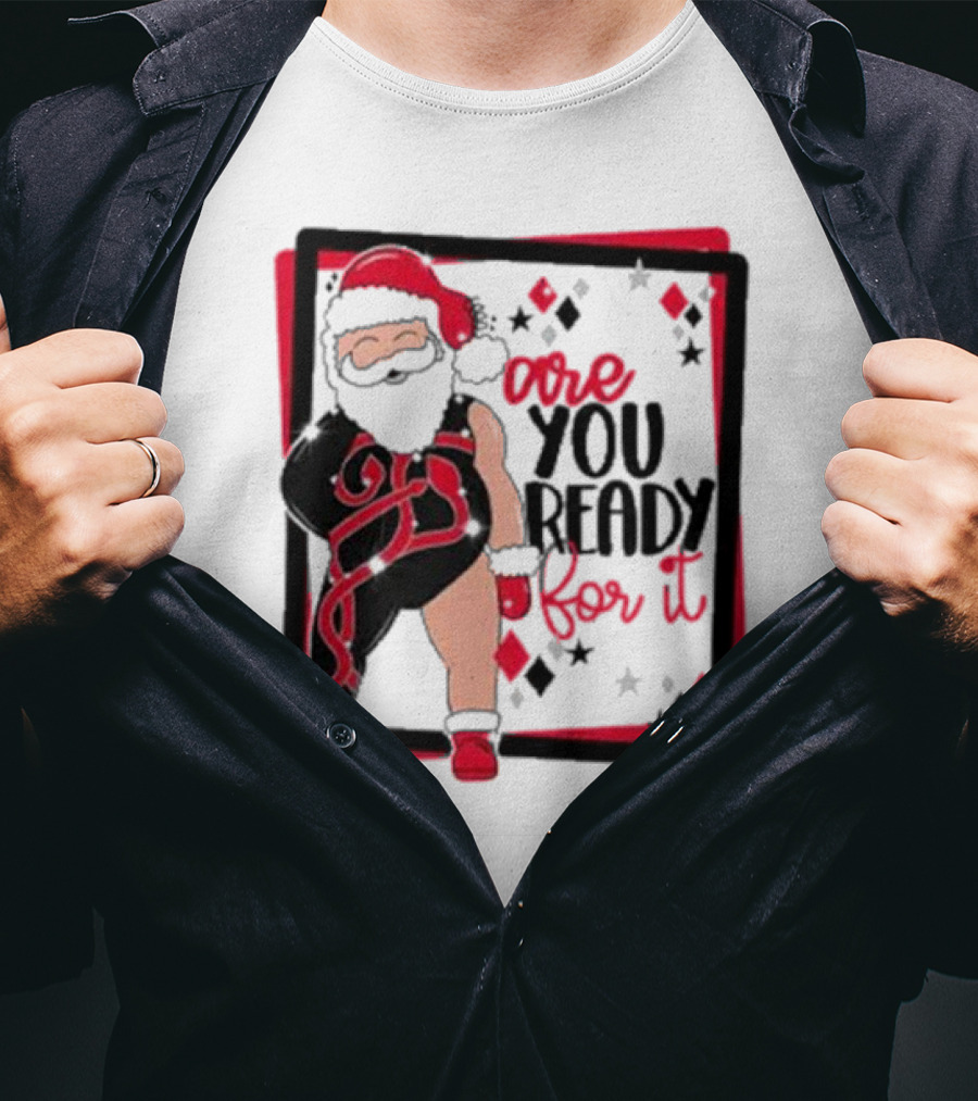 Reputation Taylor's Version Santa Are You Ready For It Santa Wrestler Patchwork Emo Goth T-Shirt