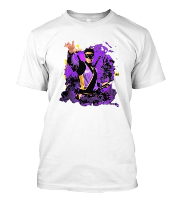 Rui Hachimura Japan Ninja Basketball Player 28 Manga Style Action Pose T-Shirt