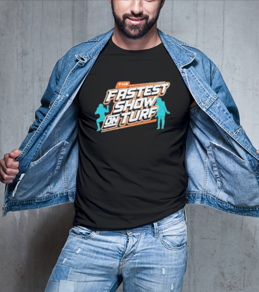 The Fastest Show On Turf Miami Dolphins Football Stars T-Shirt