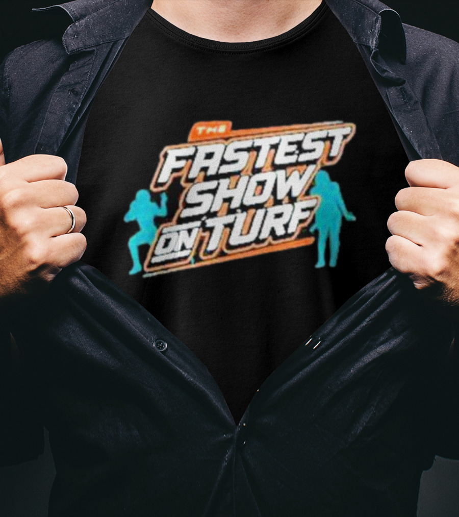 The Fastest Show On Turf Miami Dolphins Football Stars T-Shirt