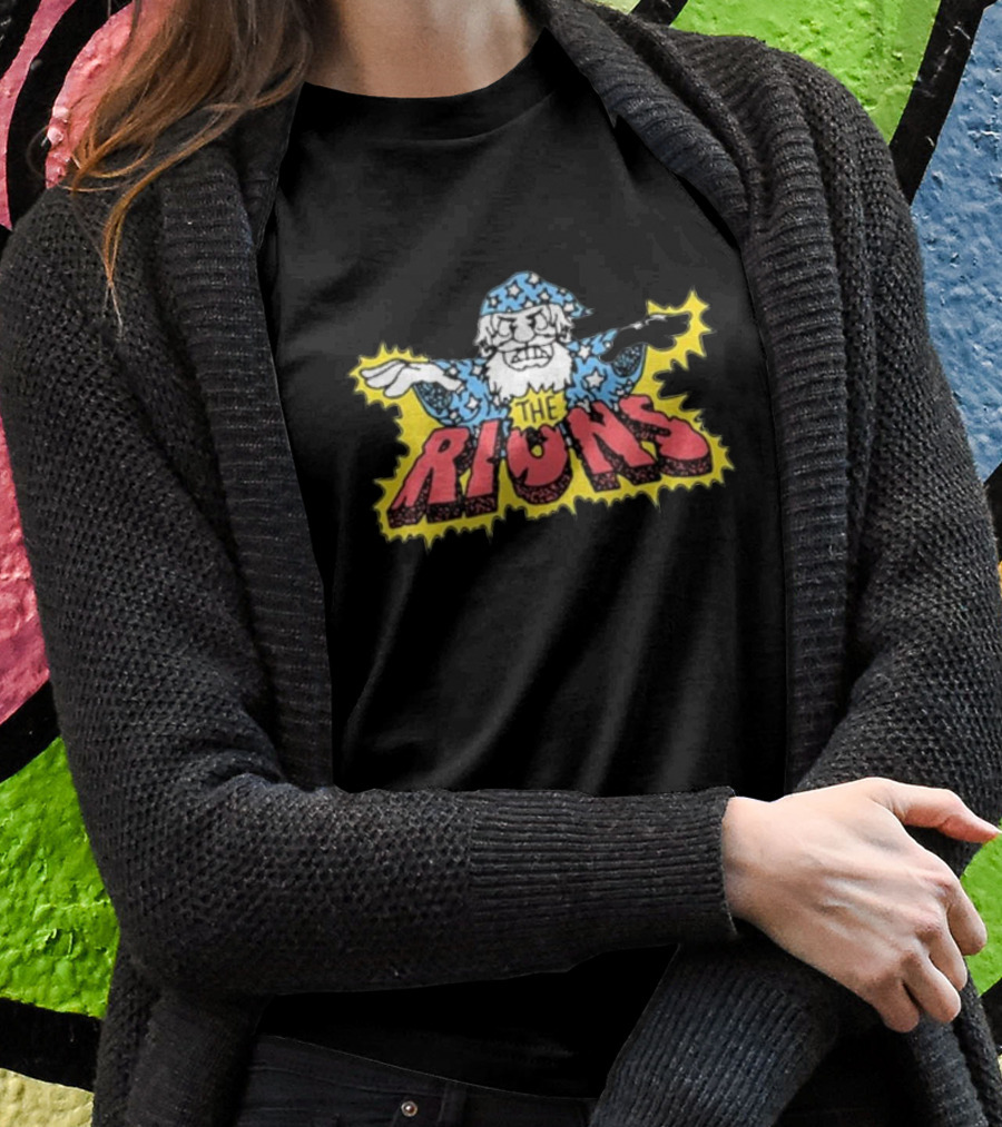 The Rions Wizard Starry Robe Dynamic Spellcasting Vintage Look T-Shirt