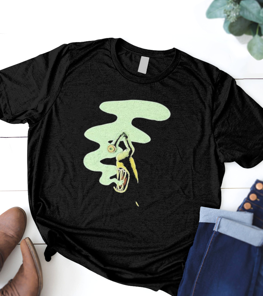 Whale Healer Surreal Creature With Abstract Eye And Vapor Trail T-Shirt