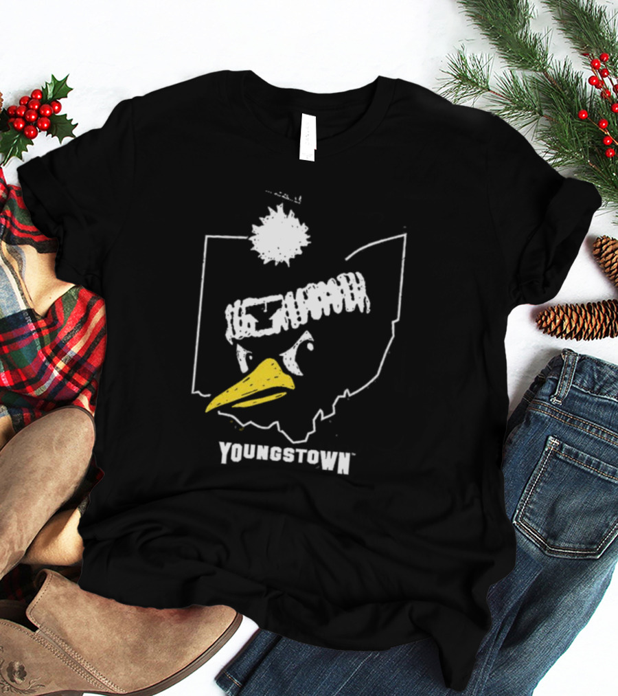 Youngstown Penguins Ohio State Outline Winter Hat T-Shirt