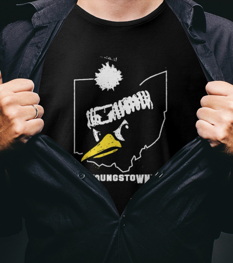 Youngstown Penguins Ohio State Outline Winter Hat T-Shirt