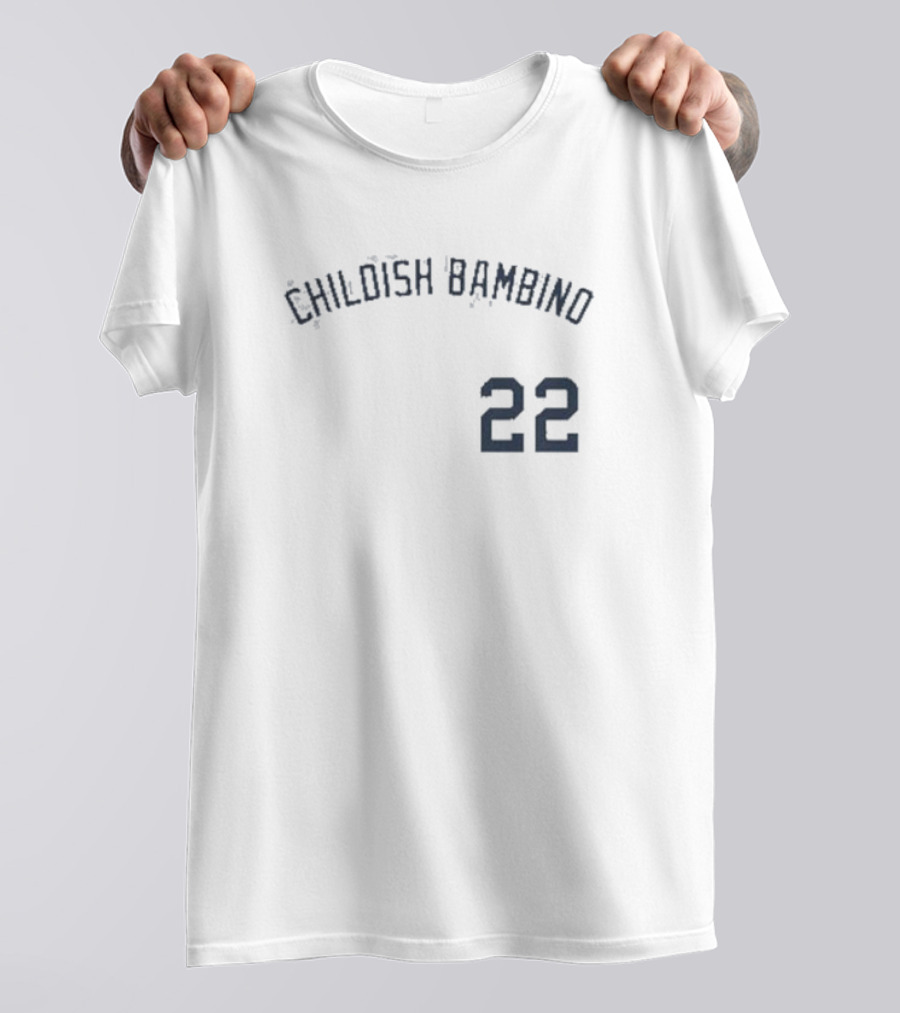 Childish Bambino 22 Comfort Colors Baseball T-Shirt