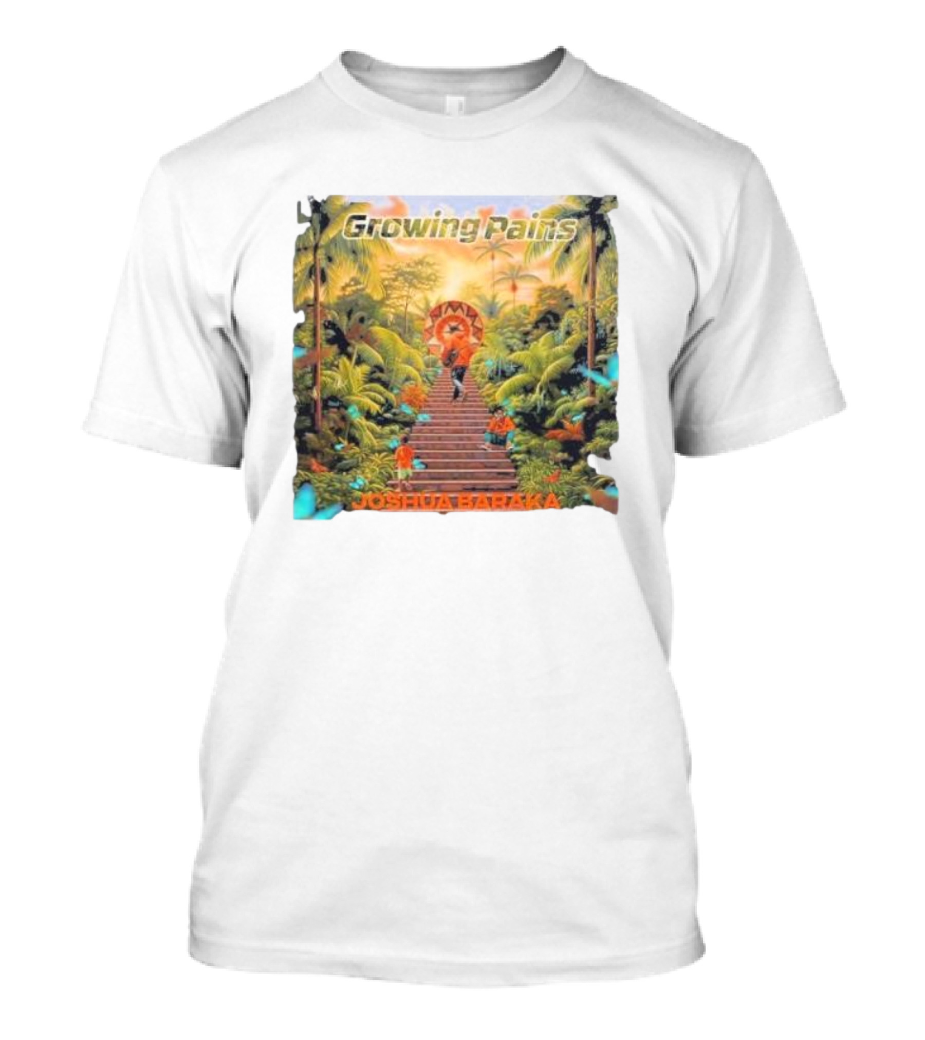 Growing Pains Joshua Baraka Tropical Staircase Scene T-Shirt