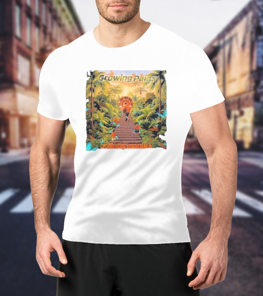 Growing Pains Joshua Baraka Tropical Staircase Scene T-Shirt