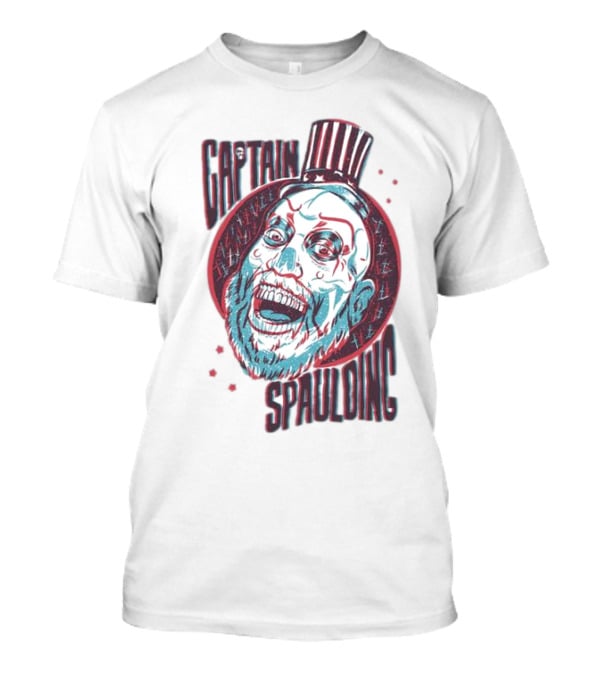 Captain Spaulding 3D Portrait House Of 1000 Corpses T-Shirt