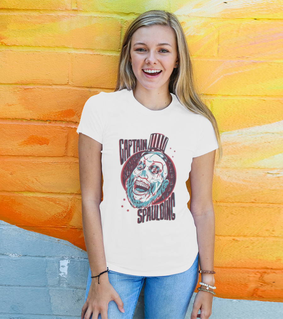 Captain Spaulding 3D Portrait House Of 1000 Corpses T-Shirt