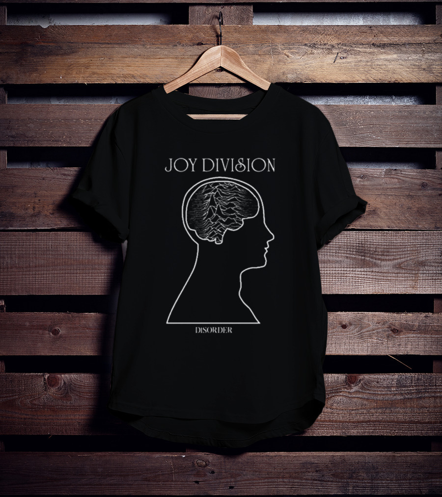 Joy Division Unknown Pleasures Brainwave Silhouette Disorder T-Shirt