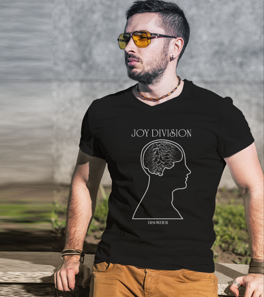 Joy Division Unknown Pleasures Brainwave Silhouette Disorder T-Shirt