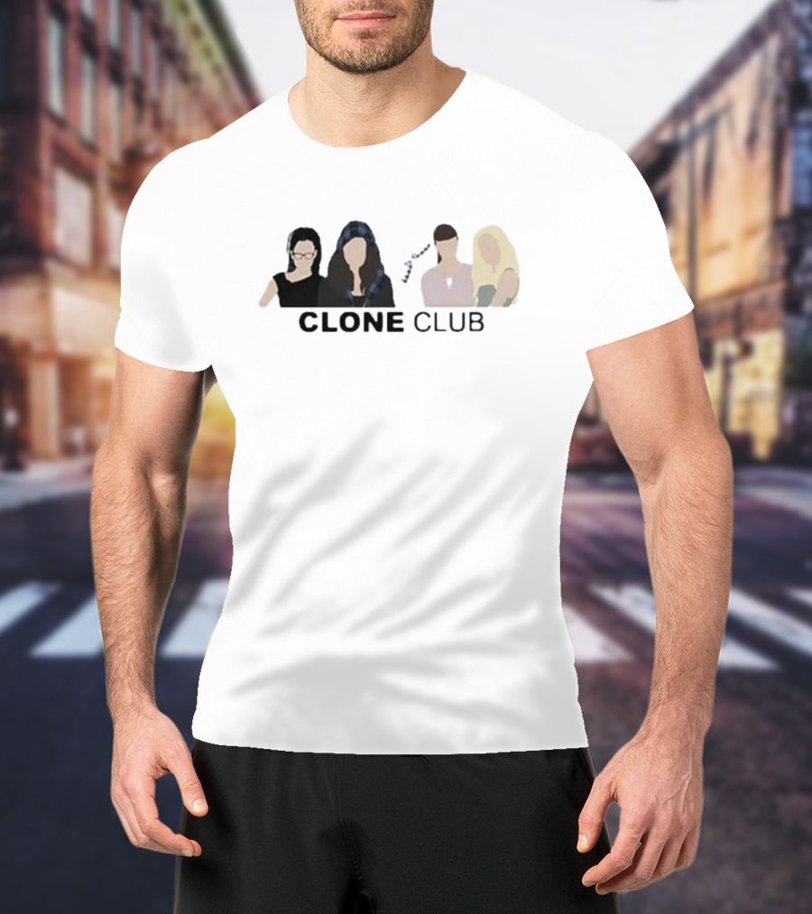 Orphan Black Clone Club Faces T-Shirt