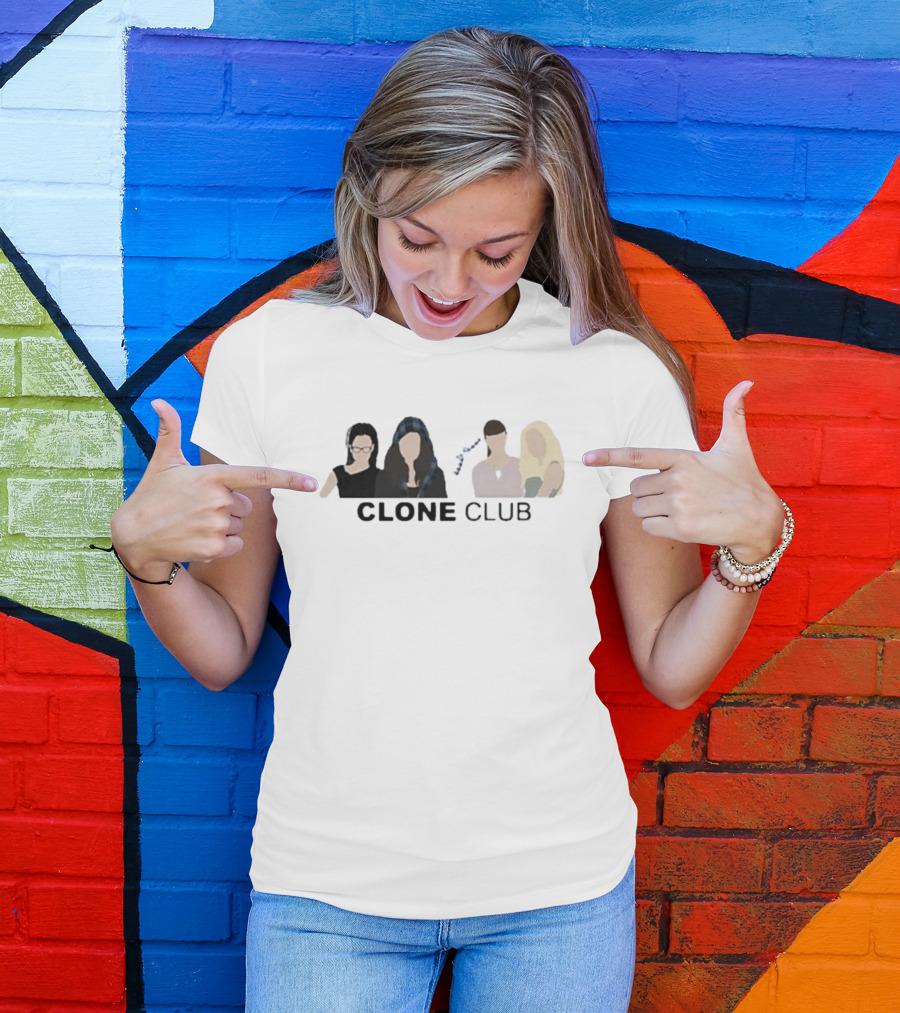 Orphan Black Clone Club Faces T-Shirt