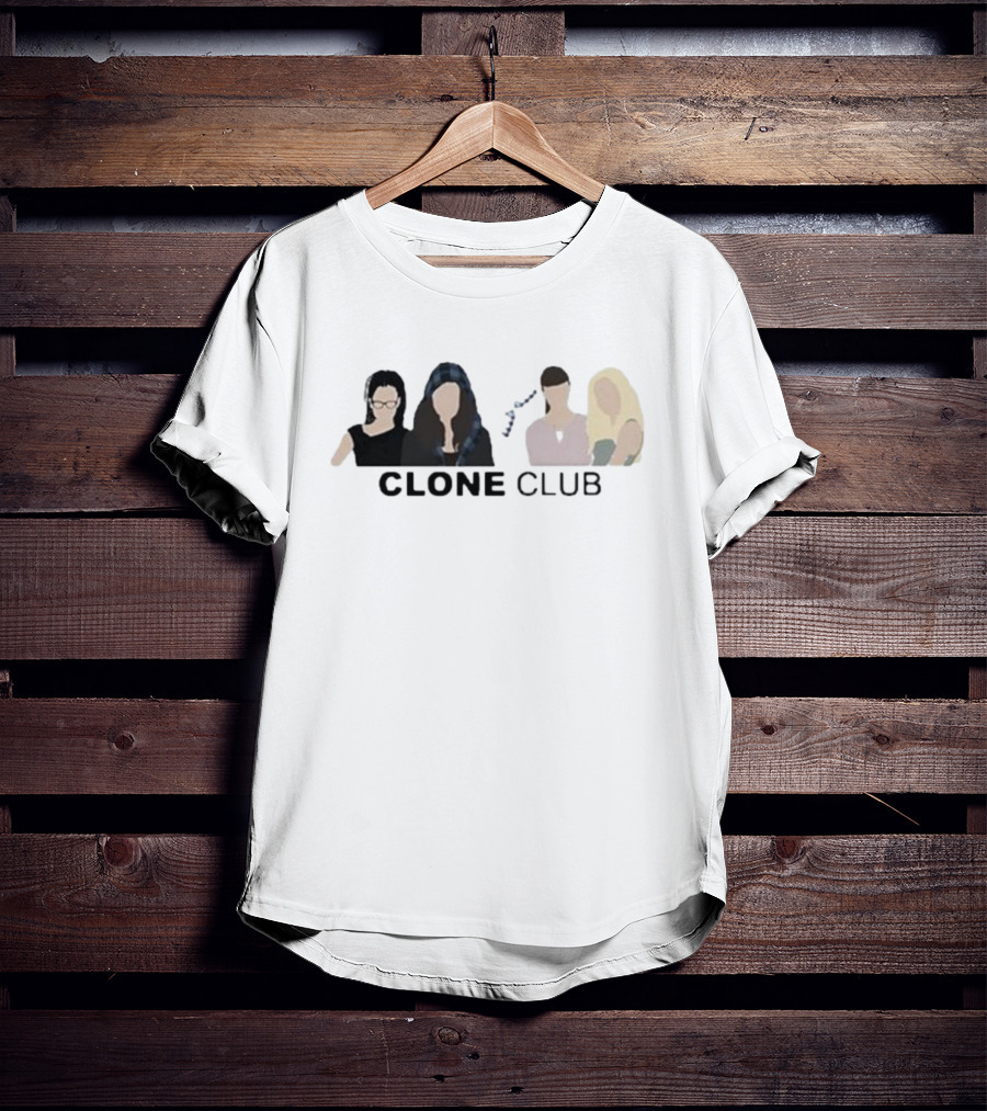 Orphan Black Clone Club Faces T-Shirt