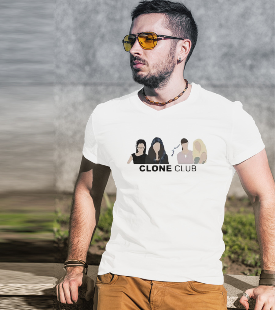 Orphan Black Clone Club Faces T-Shirt