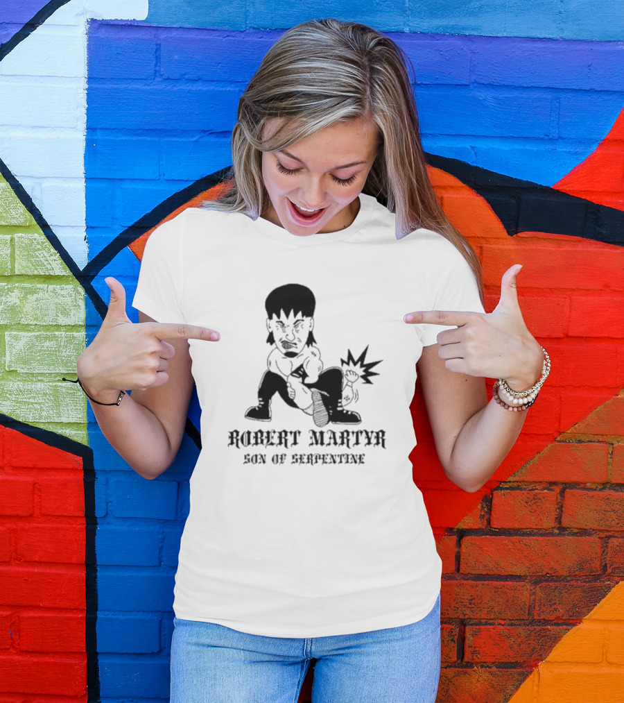 Robert Martyr Son Of Serpentine Bold Cartoon Character T-Shirt