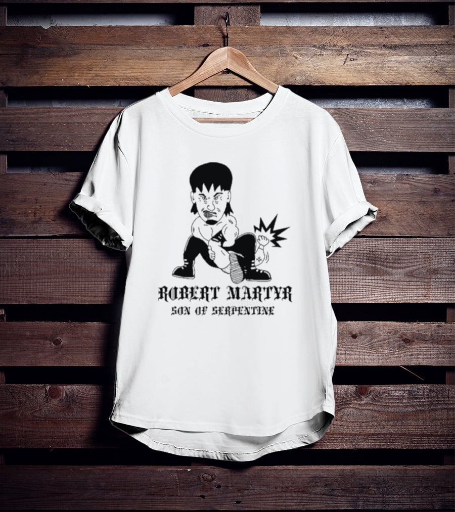 Robert Martyr Son Of Serpentine Bold Cartoon Character T-Shirt