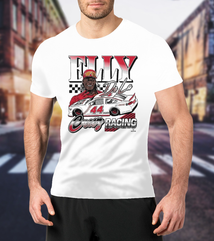 Elly De La Cruz Racing Car 44 Racing T-Shirt