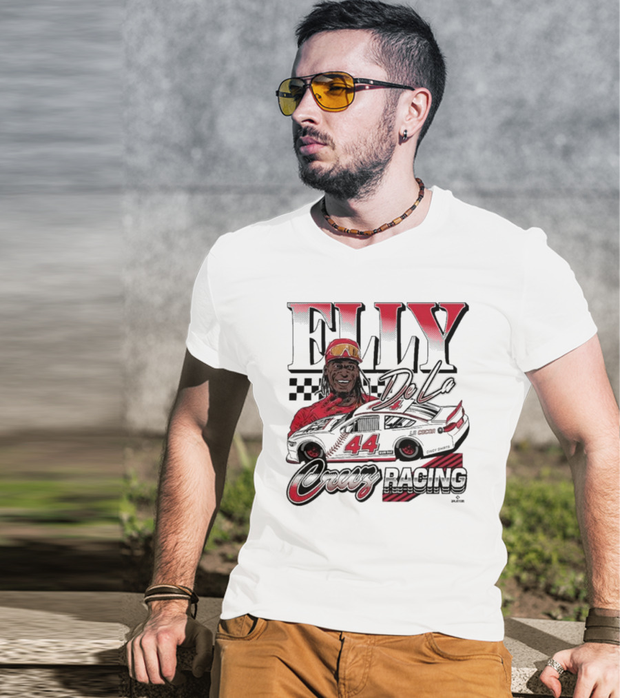 Elly De La Cruz Racing Car 44 Racing T-Shirt