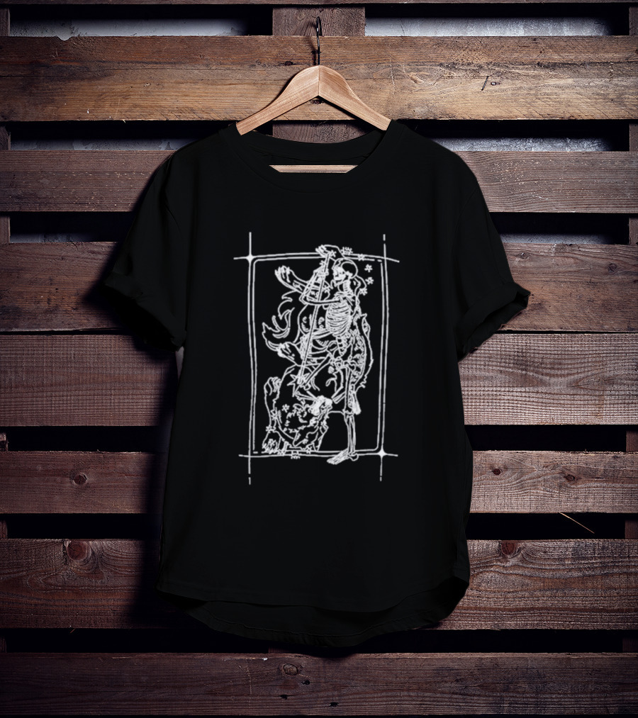 Critical Role Oracle Of The Moon Tarot Skeleton And Creature T-Shirt