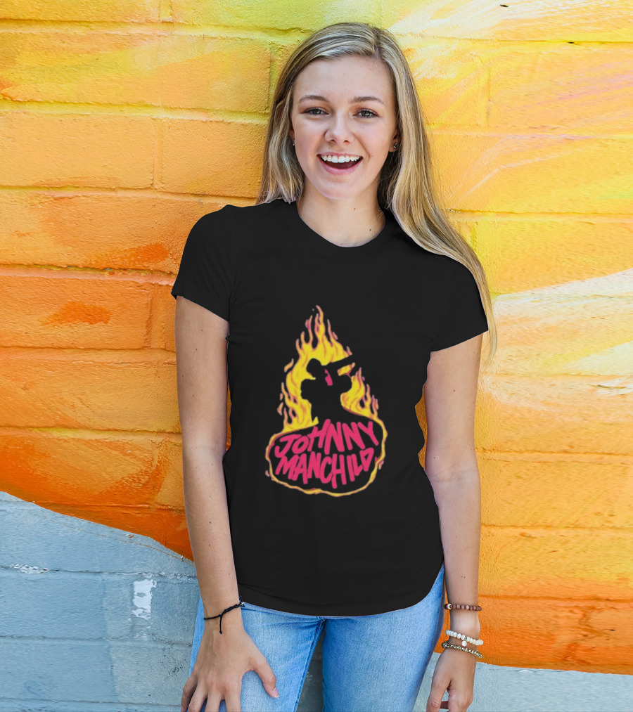 Johnny Manchild Fire Dance Silhouette Flame T-Shirt