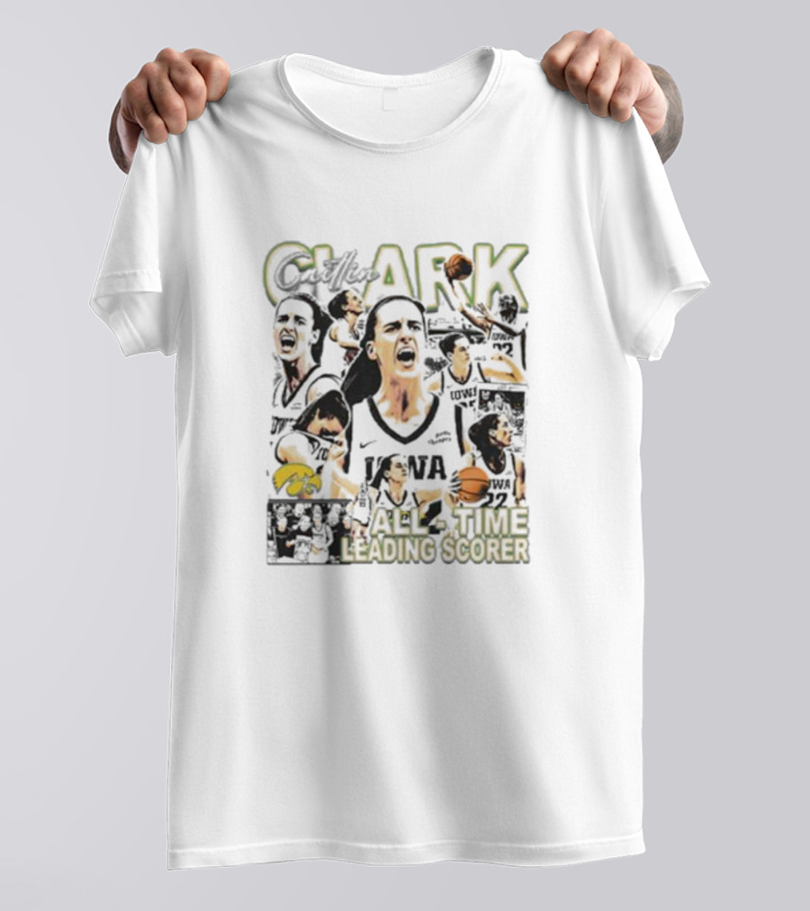 Clark Iowa All Time Leading Scorer Basketball Highlights T-Shirt