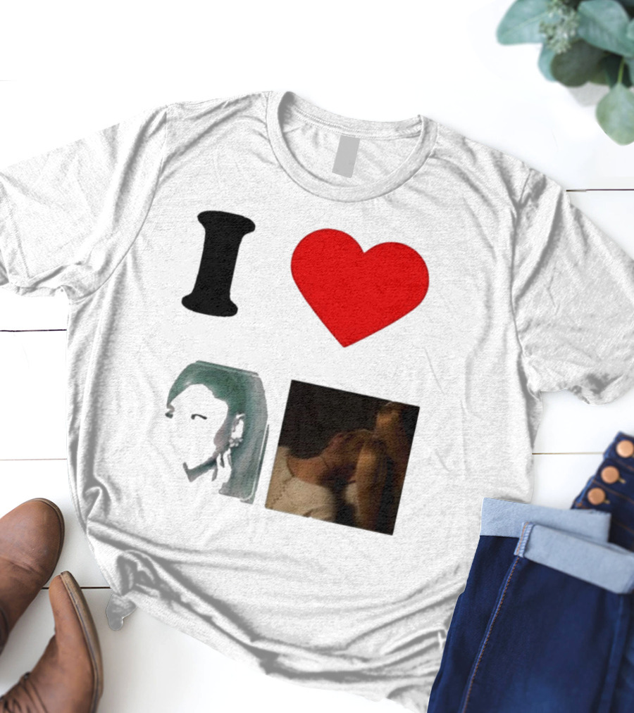 I Love Ariana Grande Cameron Fan Art Duo T-Shirt