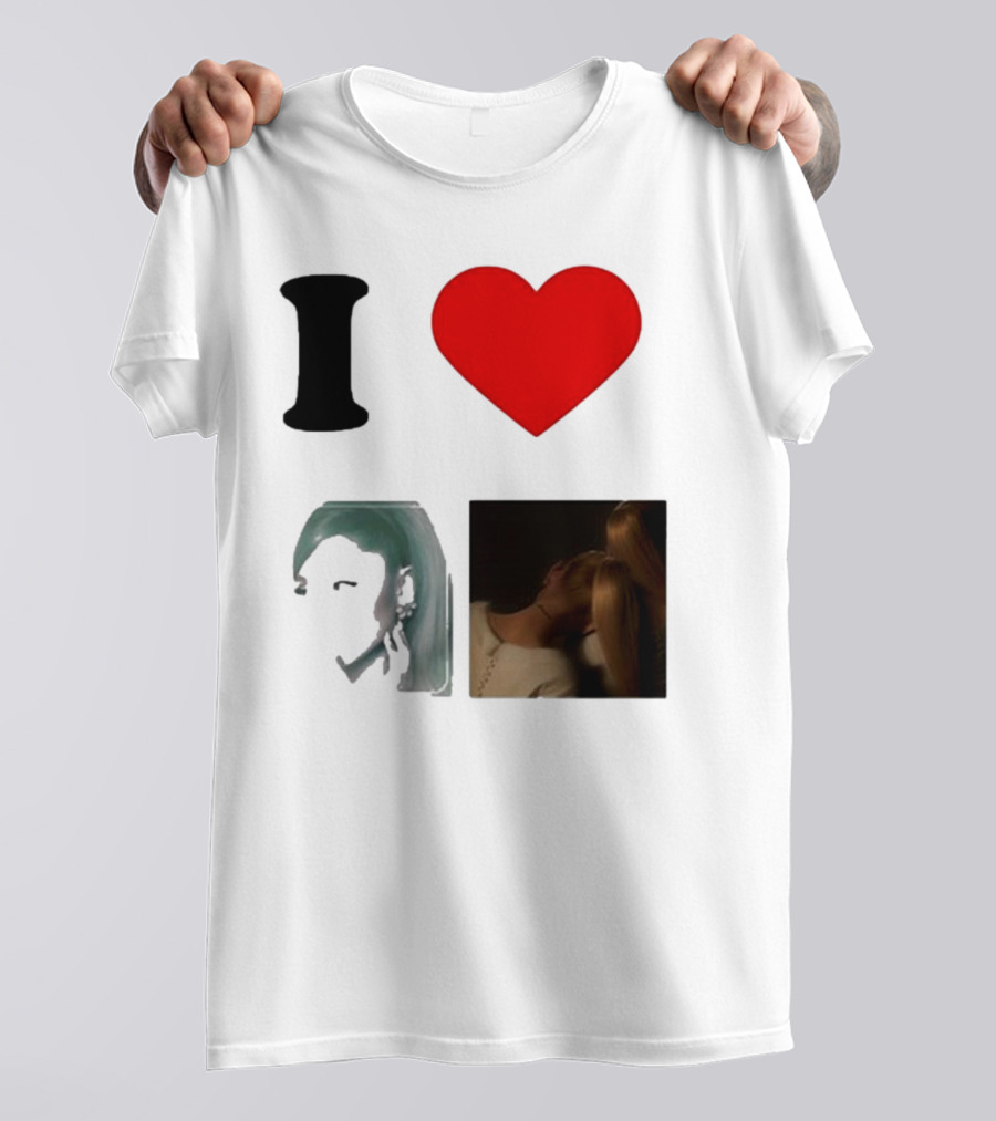 I Love Ariana Grande Cameron Fan Art Duo T-Shirt