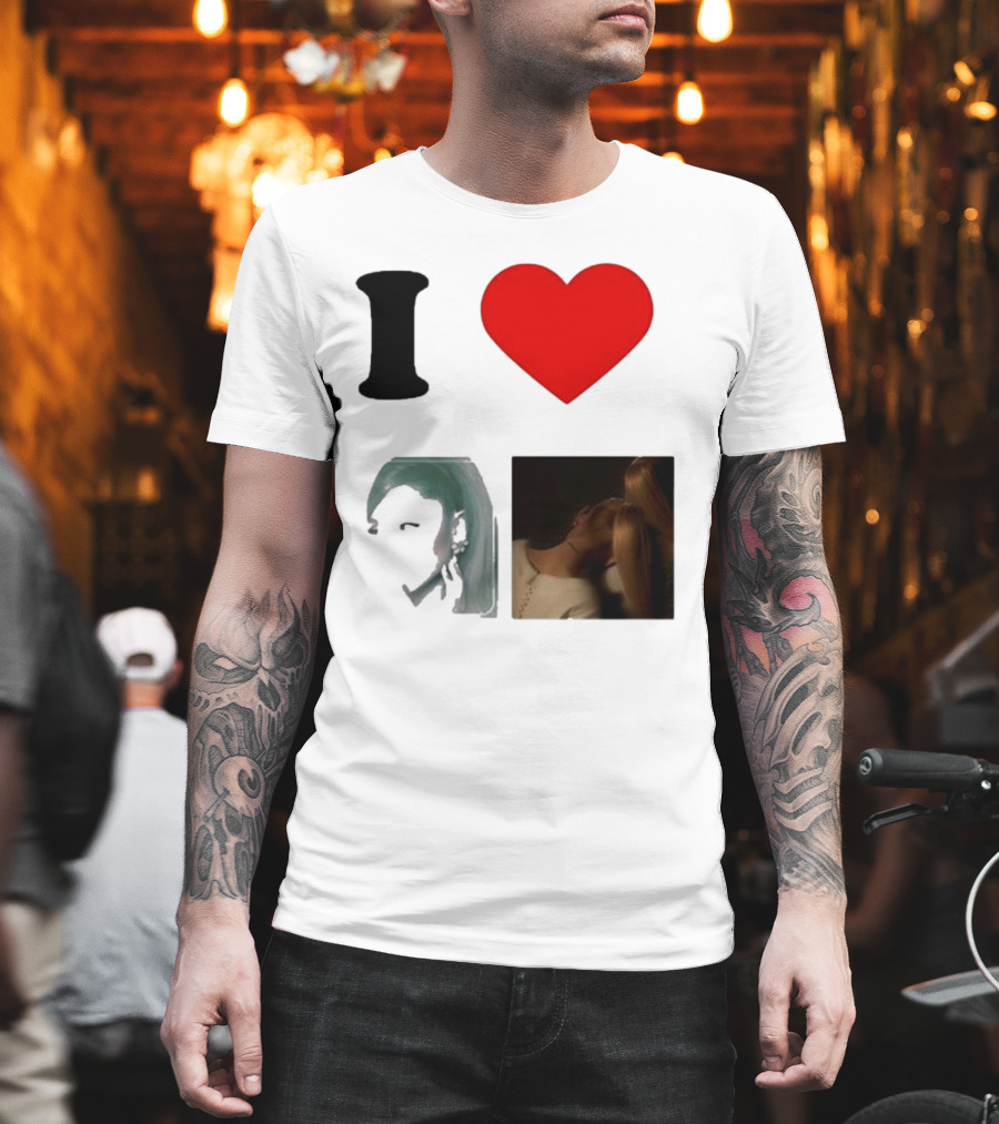 I Love Ariana Grande Cameron Fan Art Duo T-Shirt