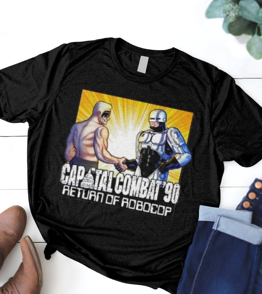 Capital Combat '90 Return Of Robocop Wrestling Encounter T-Shirt