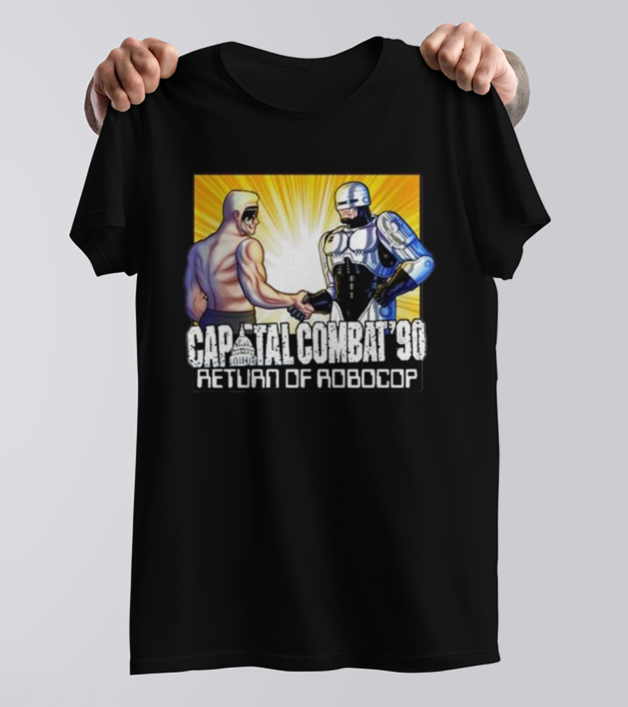 Capital Combat '90 Return Of Robocop Wrestling Encounter T-Shirt