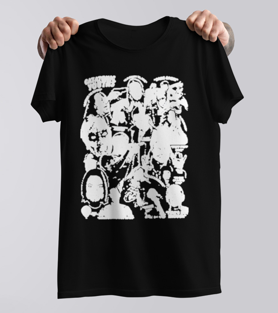 Catatonicyouths Collage Iconic Figures And Symbols T-Shirt