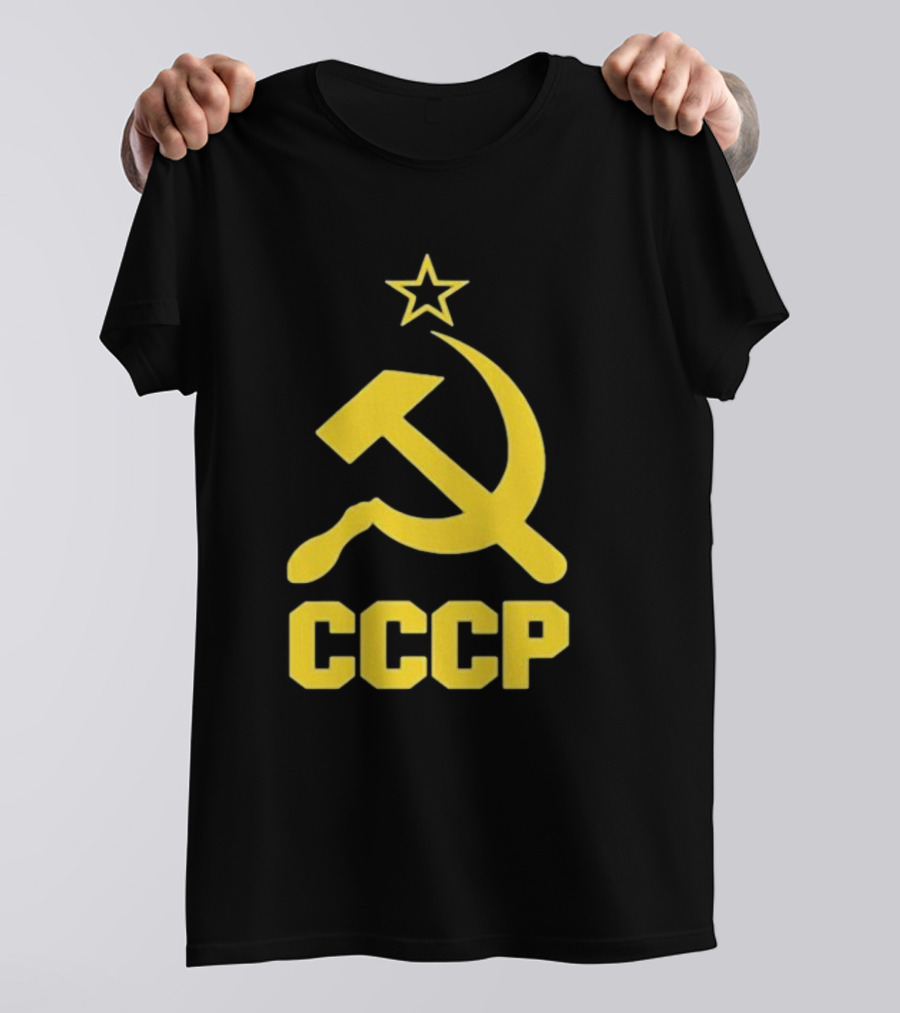 CCCP Hammer And Sickle Star Soviet T-Shirt