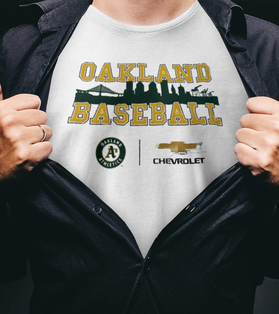 Oakland Baseball A's Chevrolet T-Shirt