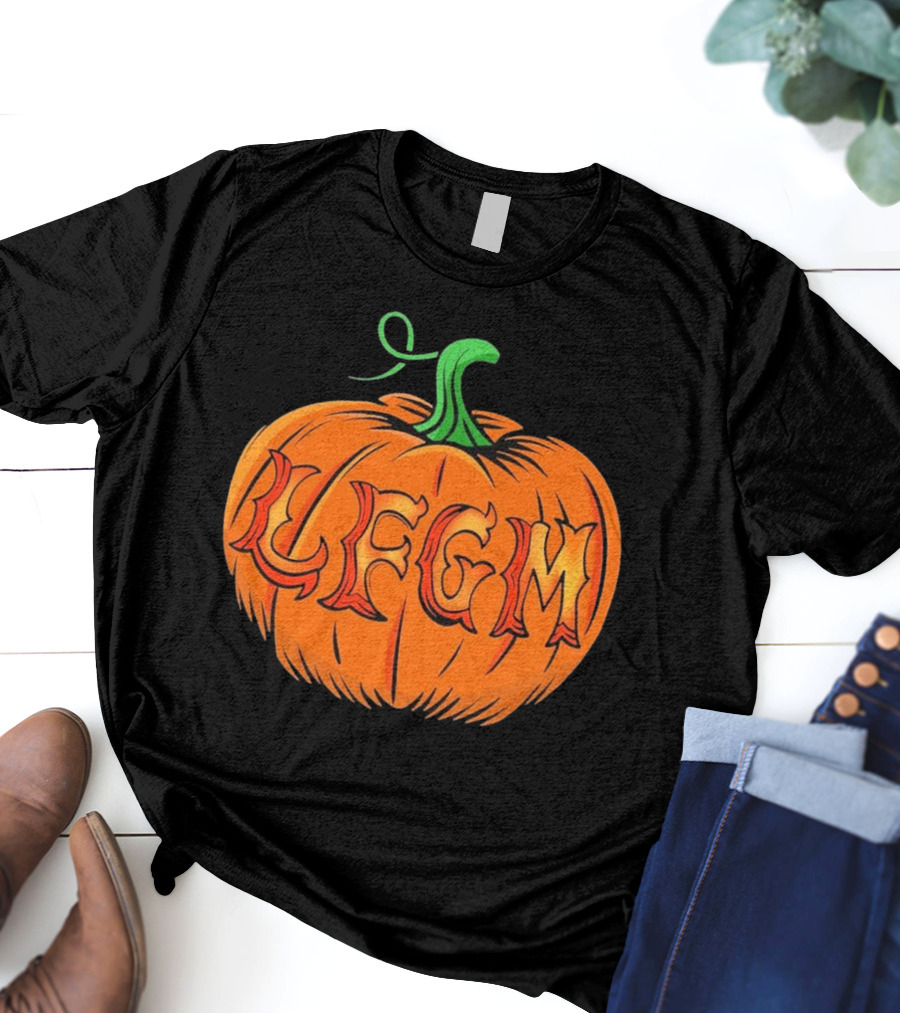New York Mets LFGM Rally Gourd Pumpkin T-Shirt
