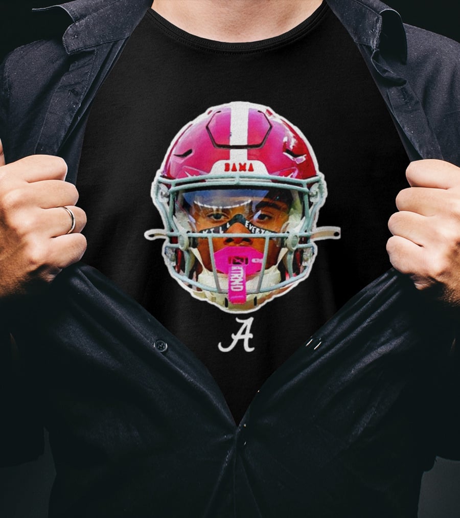 Ryan Williams Alabama Crimson Tide Bama Helmet A T-Shirt