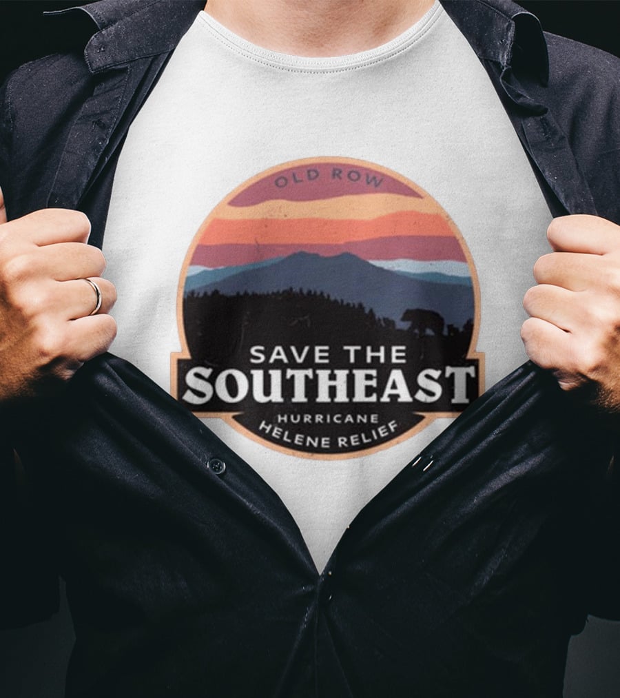 Old Row Save The Southeast Hurricane Helene Relief T-Shirt
